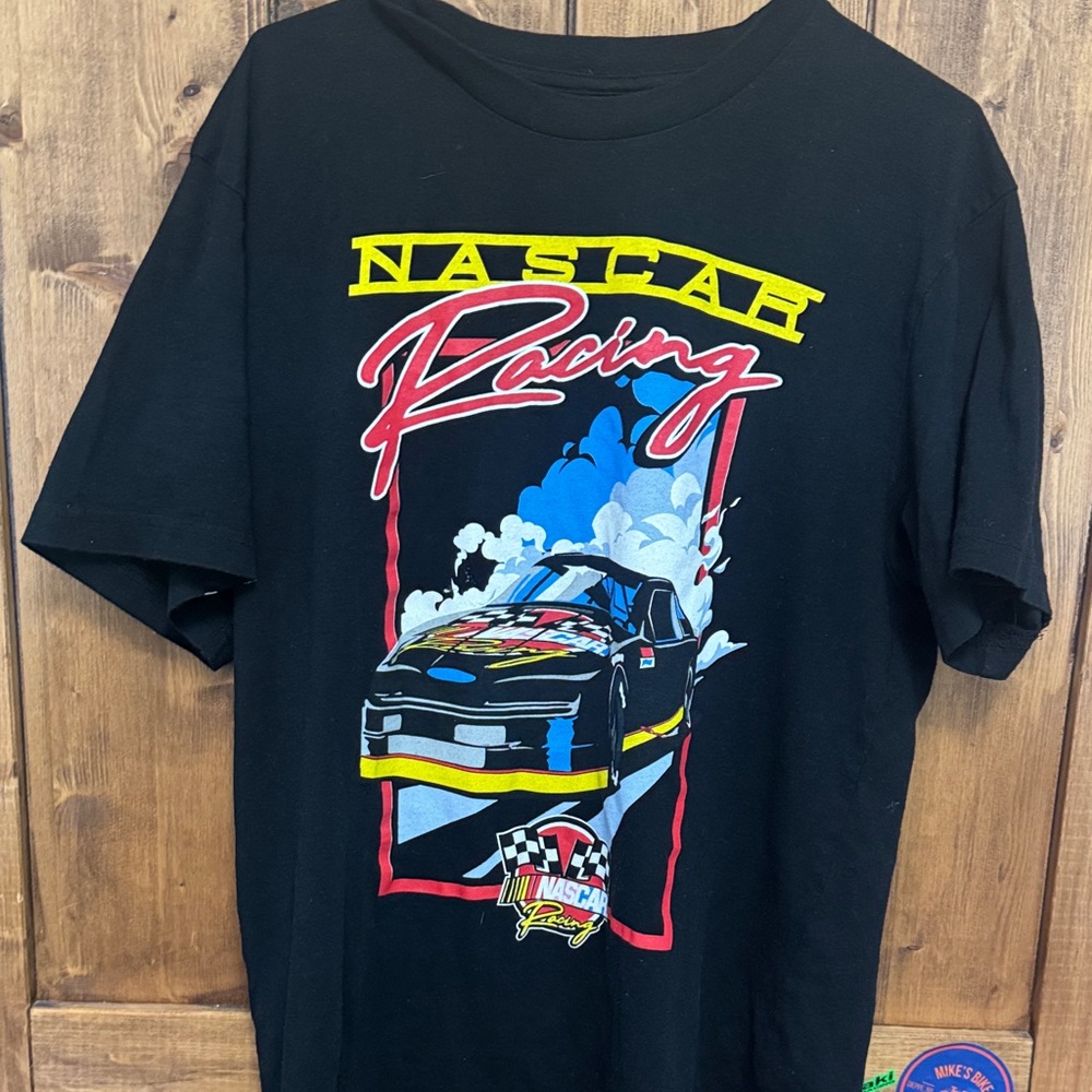 Nascar Black Cotton Tee
